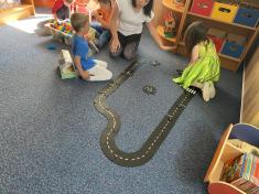 Město a vesnice ve školce